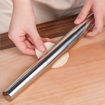 304 stainless steel rolling pin dumpling skin Press stick household baking tool roller small noodle bar noodle