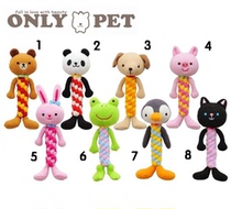 Super hot selling Japanese pet toys Teddy than bear teeth resistant to bite knots dog tartar voice toys