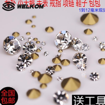Small diamond particles repair nail jewelry loose drill drill three-dimensional small rhinestone shoes drill female small diamond inlay