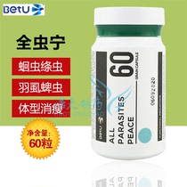 Bityou pigeon medicine (whole insect Ning) 60 pigeon medicine roundworm feather louse Trichomonas mouth yellow two days imported