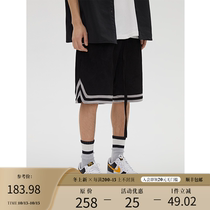 BONELESS 20SS suede shorts basketball sports thin five-point striped slacks men Street casual pants