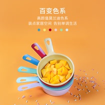 Jiazhuanbao ceramic pot Household tableware Handle Sauce dish Mini salad dish Seasoning dish Restaurant commercial snack dish