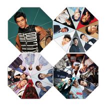 Star umbrella Jay Chou Peng Yu Yan Yi Yang Qianxi Han Shang Yan Zhang folding automatic Li with Parasol Female