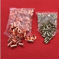 Heavy duty truck truck truck car special brake pads Copper plated rivets Flat head riveting core iron hollow 6 8 10 Hot sale