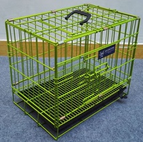 Dog cage thick stainless steel ribbon skylight Teddy dog cage cat cage rabbit cage pet folding kennel small dog