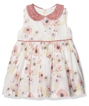 British MP original single summer baby girl girl embroidery print doll collar dress Princess dress 3M-4Y