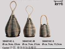 German brand Terre sand basket Shaker Rattan imported musical instrument coconut shell caxixi
