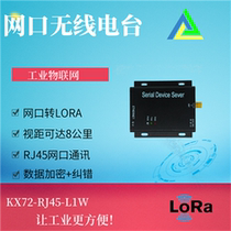 RJ485 Ethernet to wireless digital transmission radio SX1278LORA modulation ultra long distance transmission 8km network port