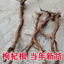 Lycium barbarum root 2021 fresh dried wild cored bone skin wolfberry root Lycium barbarum root old root red grenade root
