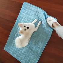 2021) u pet silk mat dog soft silk pave mat cool cushion cool down heat dissipation pet dog mat air conditioning nest cushion