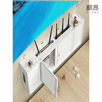 Living room wire wall TV cabinet large Box router storage box wall-mounted creative wifi decoration ins