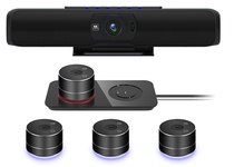 Net Today 4K UHG audio and video integrated machine One drag three four distributed audio and video integrated machine suitable for Tencent meeting nail Huawei and other software Shunfeng