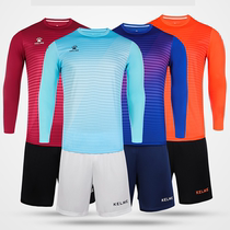KELME Kalmei Football Suit Long Sleeve Suit Men's Competition Suit Training Suit for Autumn and Winter Custom Team Sports Jersey