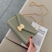 Bag women 2021 new simple portable small square bag fashion high sense ins this year popular shoulder bag