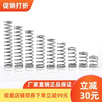 Spot sales imported round spiral spring UBB 456810mm stainless steel type Guangzhou new listed