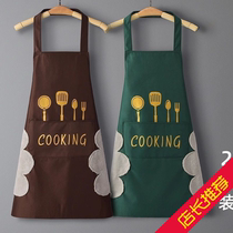 New apron waterproof oil-proof coat kitchen adult fashion men and women Restaurant Korean overalls activity cooking