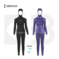 BESTDIVE men and women with cap Double Wear series split wet diving suit scuba free diving wet suit