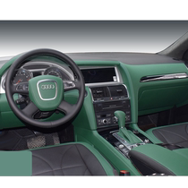 Zhengzhou custom-made car bag leather seat interior roof refurbished modified fur ventilated custom door panel color change