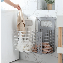 Foldable storage basket dirty clothes basket large storage rack non-perforated clothing dormitory student dormitory storage artifact