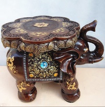 Increase the number of elephant stools shoes stools Elephant Ornaments resin office living room town housewarming gifts