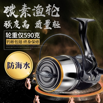 2020 DVA anchors fishing wheel all metal carbon 14 000 type sea fishing boat tug fishing line