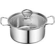 Outdoor set of pots picnic supplies equipment field cooking utensils wild duck pot wok thick non-stick Korean baking tray