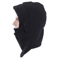 Open motorcycle warm hood robber thief thug gangster mask terrorist element bandit Hood winter