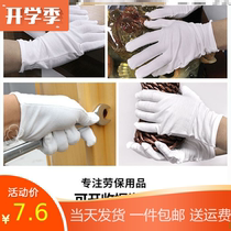 Auto Repair Kindergarten Band Childrens Conductor Drum Hygiene School Catering Home Sun White Gloves