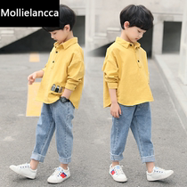 Childrens clothing boy spring suit 2020 new net red boy spring and autumn big boy handsome sports foreign tide