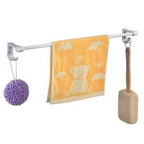 Porcelain thickened space aluminum towel rack toilet single pole rack bathroom wall hanging bathroom storage