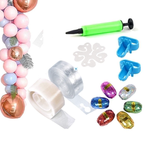 Balloon Arch Garland Kit Dot Glue Tape Strip Tying Tool Flow