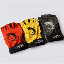 Special broken five-finger gloves Export fishing gloves Non-slip gloves tarpaulin broken five-finger night fishing special gloves