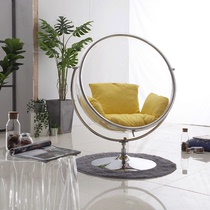 Bubble chair interior mesh red glass ball acrylic chair terrace decoration homestay swing space chair girl bedroom