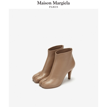 Maison Margiela Ms Tabi split toe shoes Simple solid color thin heel ankle boots