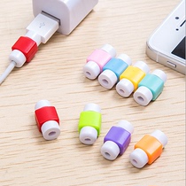 Data line protective sheath Apple ear machine line protective sleeve headphones containing take-up winder