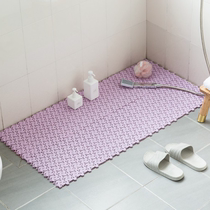 Bathroom Anti-Slip Mat Bath Mat Can Splicing Tailoring Washroom Plastic Floor Hollowed-out Anti-Slip Into Door Footbed