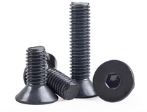 10 9 level countersunk head flat head hexagon socket screw M2 M2 5*4X5X6X8X10X12X14X16 black flat Cup