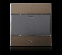 TCL Legrand switch panel A8 excellent series one-bit single control switch (bronze)