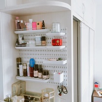 Wardrobe corner storage hole board rack finishing rack bedroom cabinet Cabinet corner storage artifact non-punching