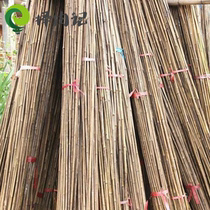 Small bamboo pole vegetable climbing rattan bamboo strips bean carob cucumber rack vegetable garden building fence fence colorful flag pole thin bamboo