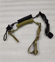 TCmaoyi outdoor military fans multi-function tactical spring lanyard anti-lost elastic key safety rope