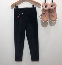 F2GD94146 mini peace Taiping bird children dress 2019 winter dress new girl hit bottom pants 229