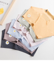 Summer modal underwear women incognito pure cotton antibacterial girl mid-waist Japanese cute thin section Mo Bing silk pants