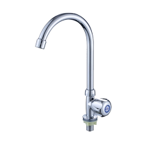 Rotating vertical single cold wash basin faucet stainless steel basin basin Bathroom Kitchen sanitary ware faucet
