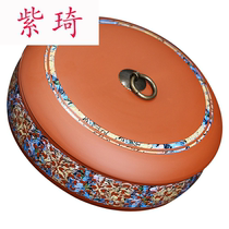 Puer storage box tea cake pot purple sand tea pot large size sealed pot white tea cake box tea packaging box household