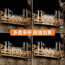 White Wine Glass Suit Home Unleaded Crystal Glass Divider Small Number One Cup Wine Taverless Chinese Spirits Small Wine Goblet