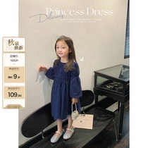 Red bean mother childrens clothing girl star dress autumn baby girl dress low-key luxury childrens princess dress spring and autumn