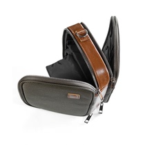 DD drops ddHIFI fever storage bag C- 2020 upgrade double layer full metal zipper leather two-color nylon