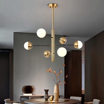 New shaped lamp European living room chandelier simple dining room iron plating creative modern bedroom ceiling lamp