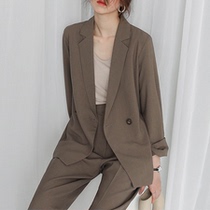 LOSTSOULS Japan spring and summer suit retro casual loose female Korean version of chic small suit coat women